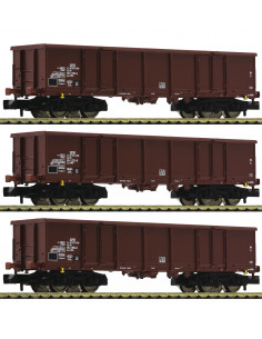 3 piece set goods wagons type Eas DR Ep IV N