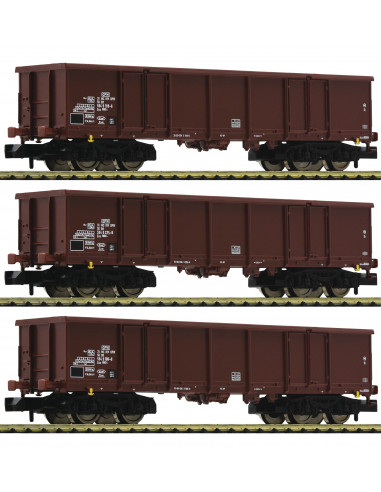 3 piece set goods wagons type Eas DR Ep IV N