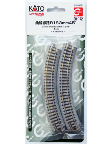 Cuatro tramos via Curva 183 mm 45º N