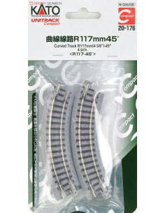 Cuatro tramos via Curva 117 mm 45º N