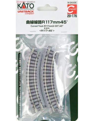 Cuatro tramos via Curva 117 mm 45º N