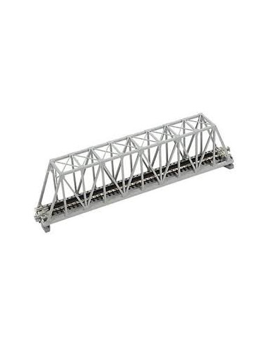 Puente de via unica Gris Plata 248 mm N