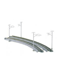 Juego de 16 postes de catenaria N