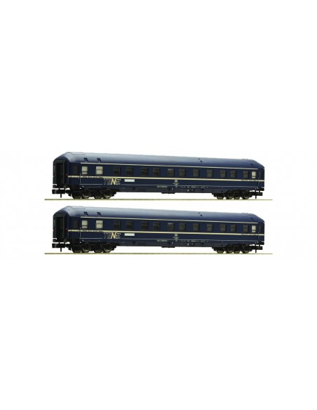 Set de dos coches-camas tipo WLABm 174 DB N