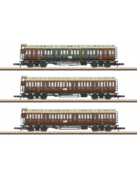 Set coches de viajeros prusianos KPEV Ep I Z