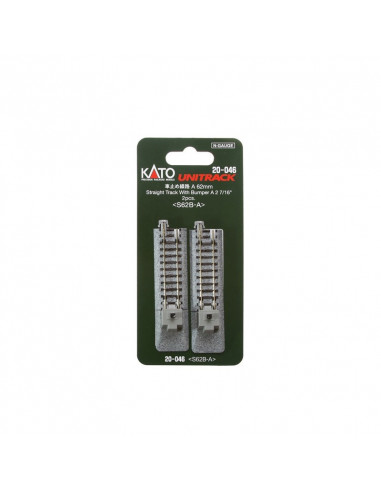 Ground level buffer stop 62 mm kato unitrack N