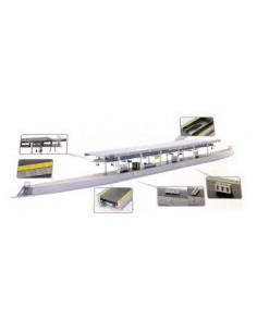 Estacion con anden urbano en curva N 2