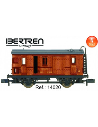 Furgon de equipajes y jefe de tren Renfe DV-30745 Ep III N