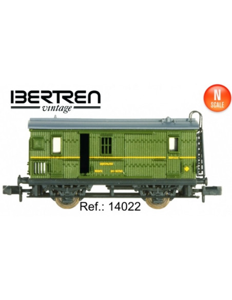 Furgon de equipajes y jefe de tren Renfe DV-30720 Ep III N
